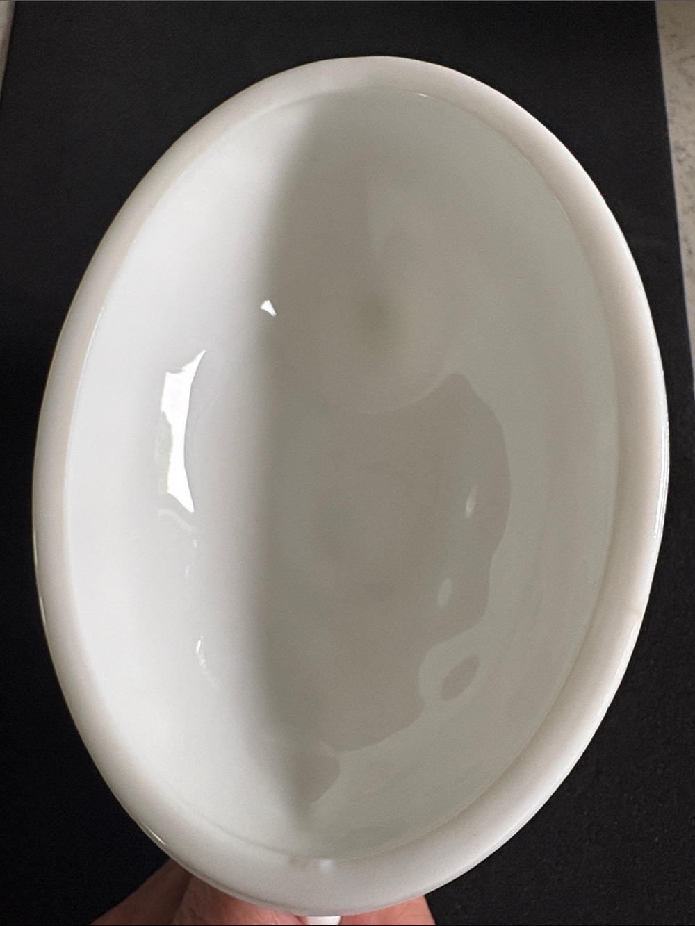 Indiana Glass HEN ON A NEST white milk glass dish - Picture 12 of 16